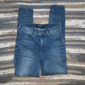 Express Stretch + Denim Perfect legging high rise